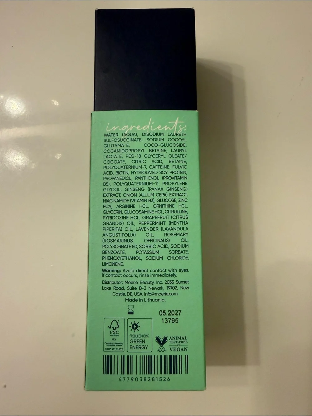 Moerie Ultimate Hair Boost Strengthening Shampoo - New in Box
